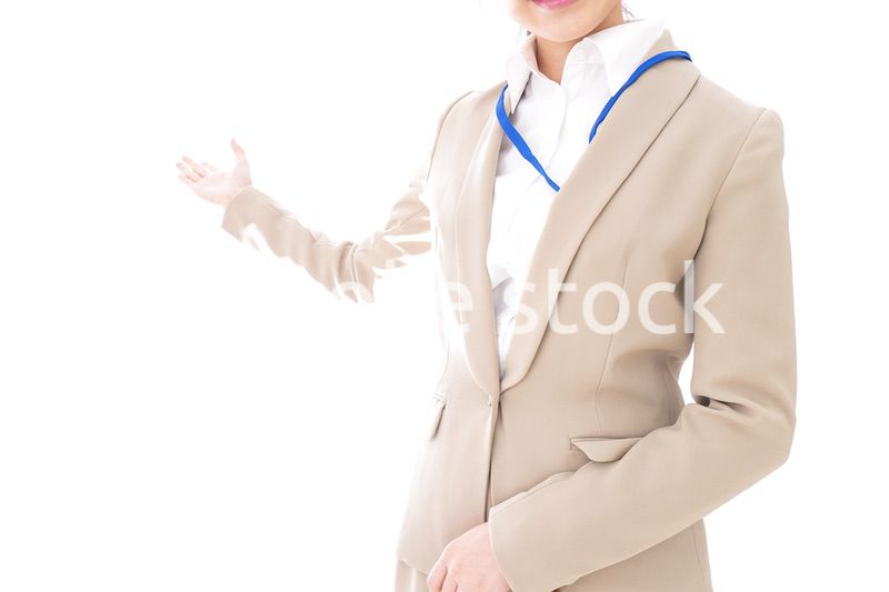 オフィスの受付嬢