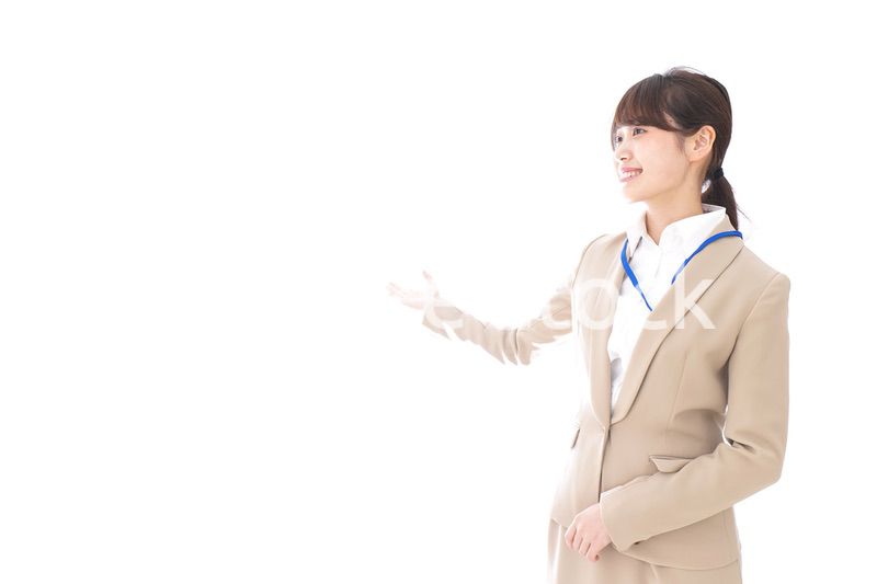 オフィスの受付嬢