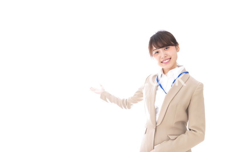 オフィスの受付嬢