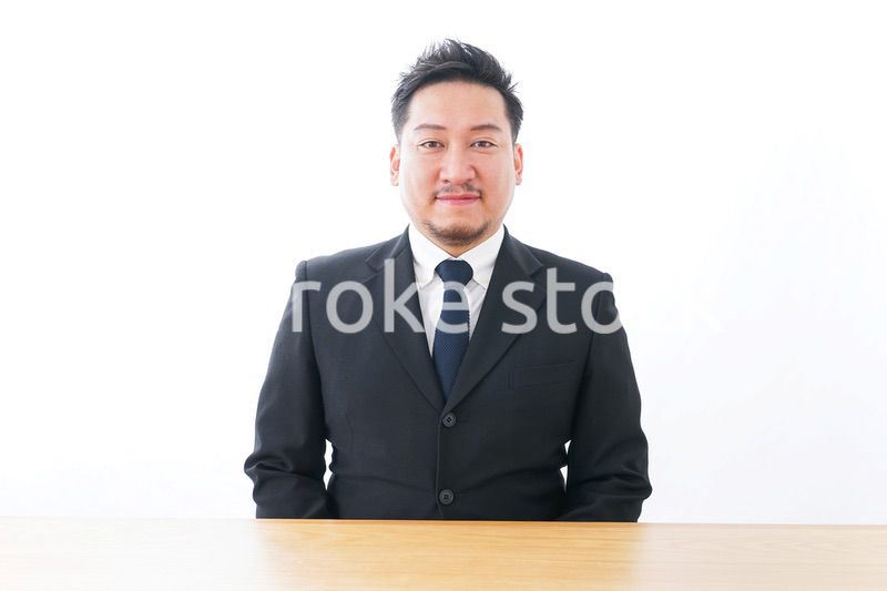 笑顔のビジネスマン