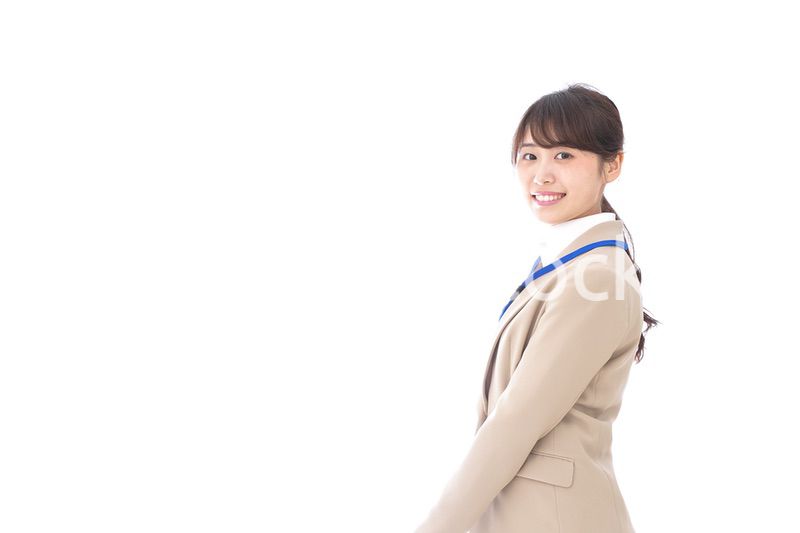 笑顔の若いビジネスウーマン