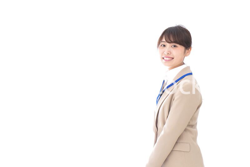 笑顔の若いビジネスウーマン