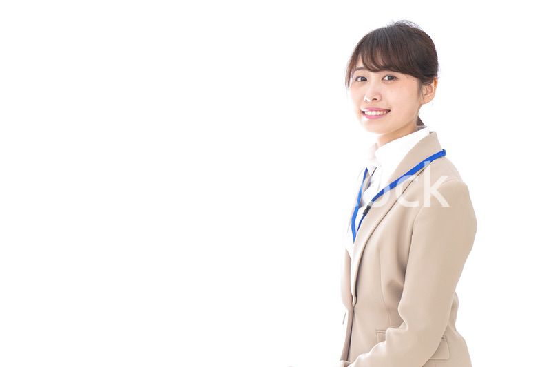 笑顔の若いビジネスウーマン