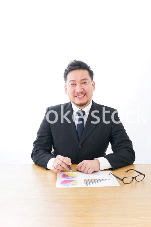 笑顔のビジネスマン