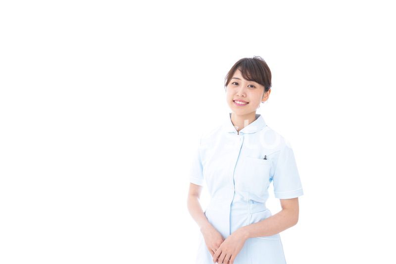 おじぎをするナース