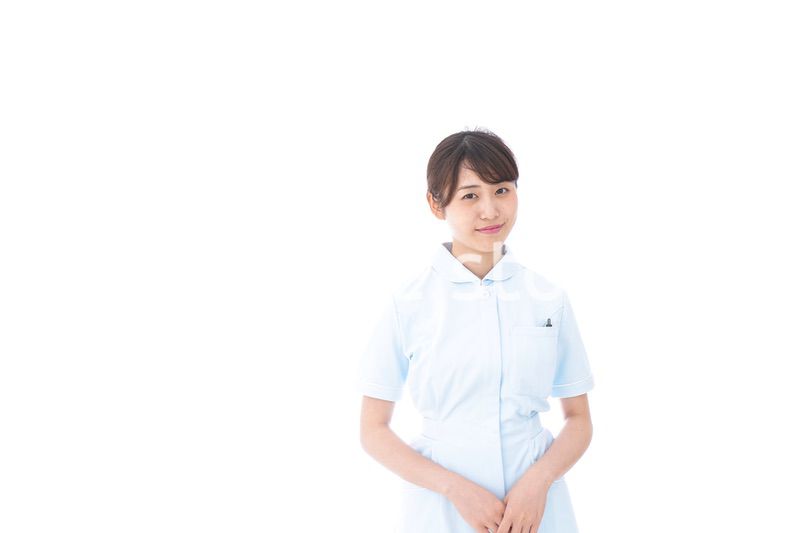 おじぎをするナース