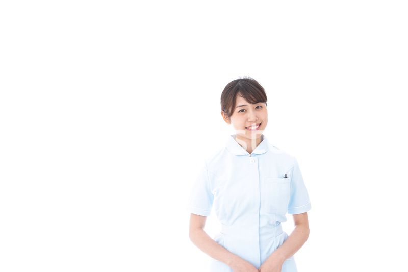 おじぎをするナース