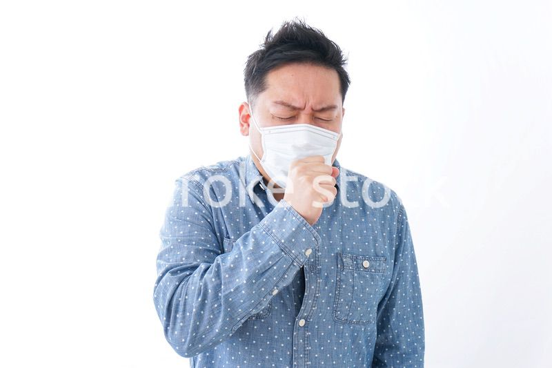 体調不良の男性