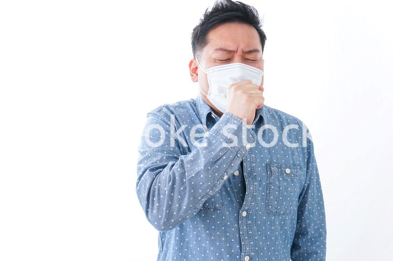 体調不良の男性