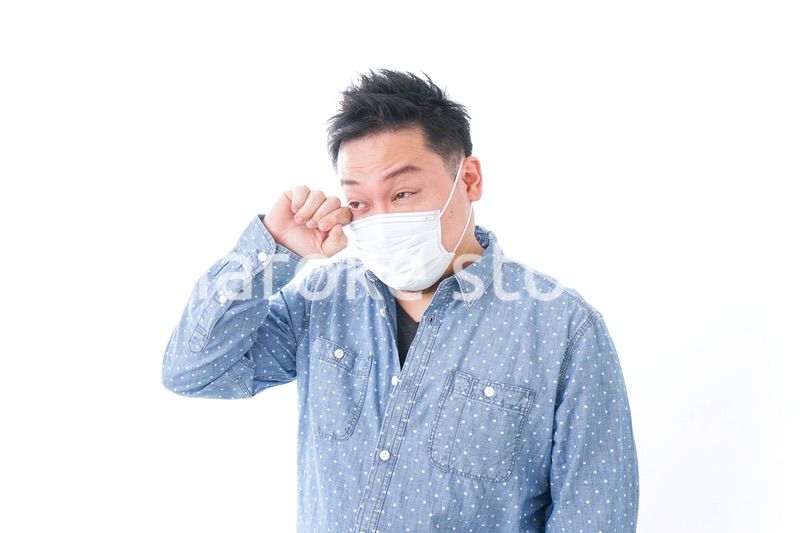 花粉症の男性