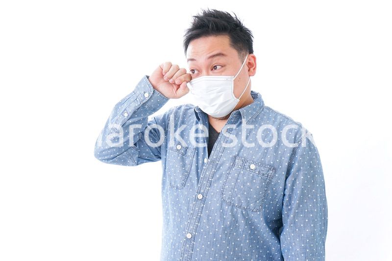 花粉症の男性
