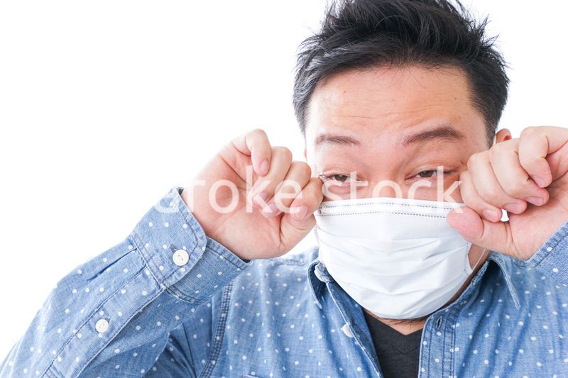 花粉症の男性