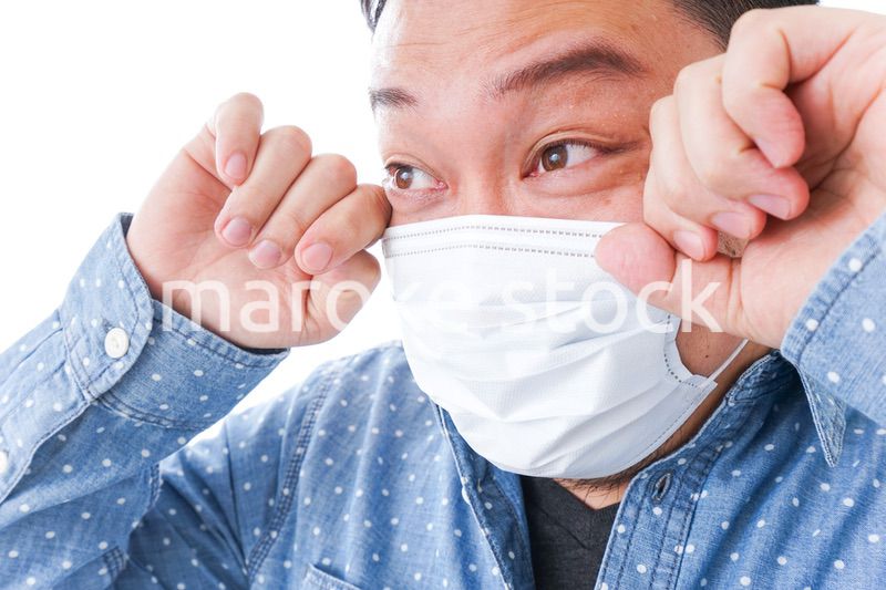 花粉症の男性