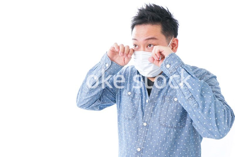 花粉症の男性