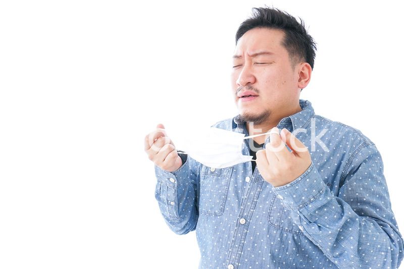 花粉症の男性