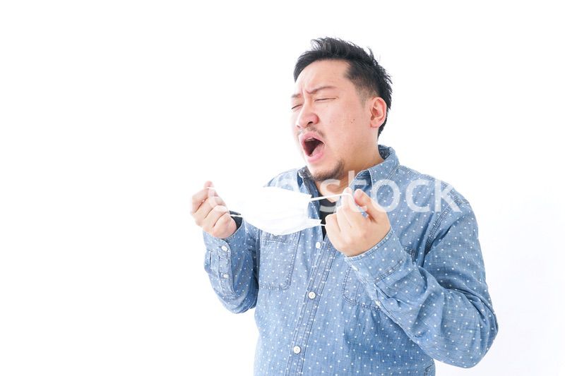 花粉症の男性