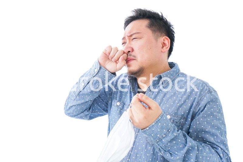 花粉症の男性