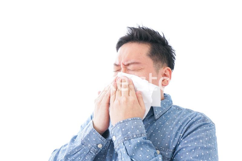 花粉症の男性
