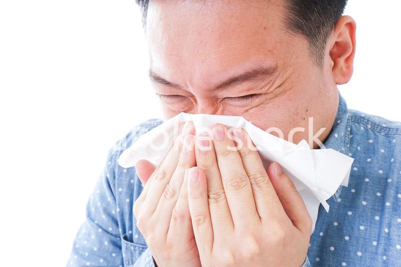 花粉症の男性