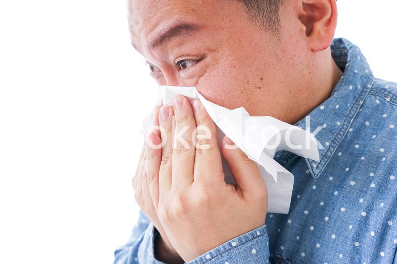 花粉症の男性