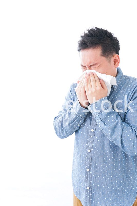 花粉症の男性