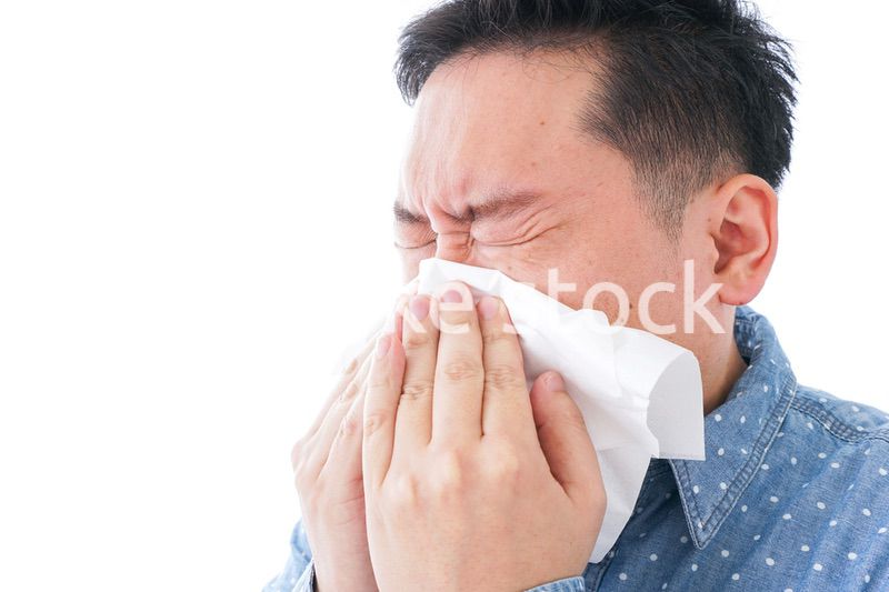 花粉症の男性