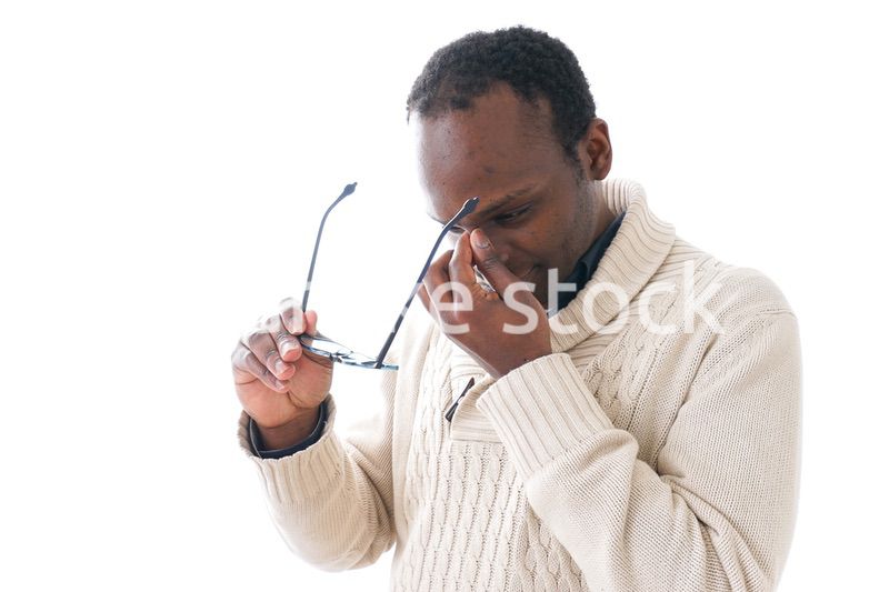 具合の悪い男性