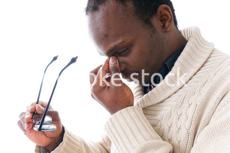 具合の悪い男性