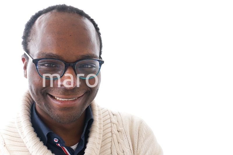 表情豊かな男性