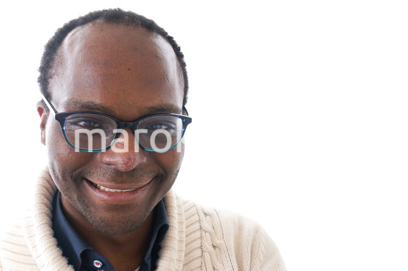 表情豊かな男性