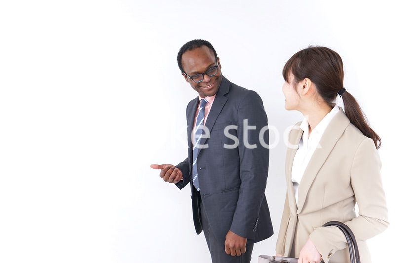 仕事終わりのビジネスパーソン