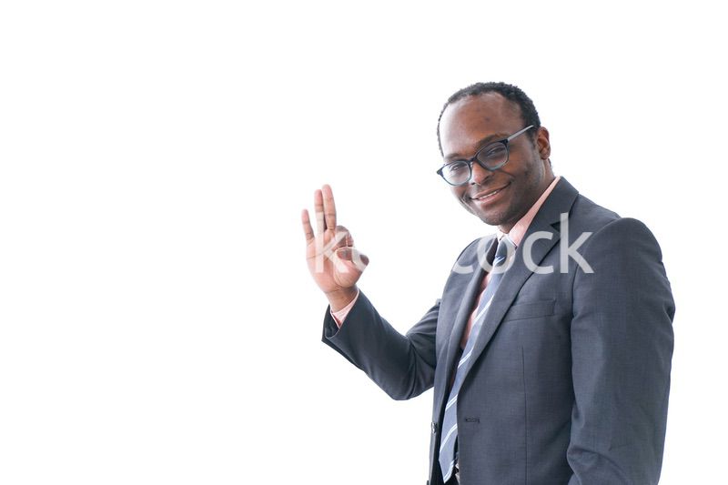 アドバイスをするビジネスマン