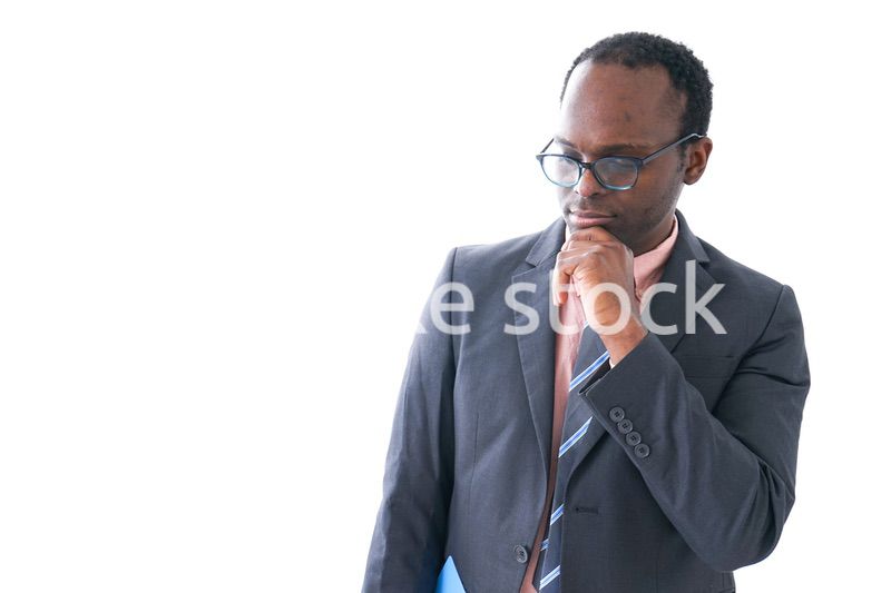 考えるビジネスマン