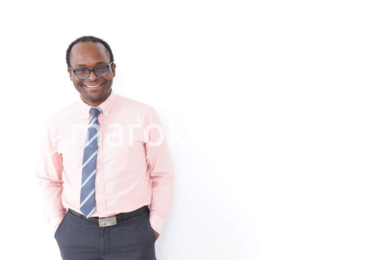 笑顔のビジネスマン