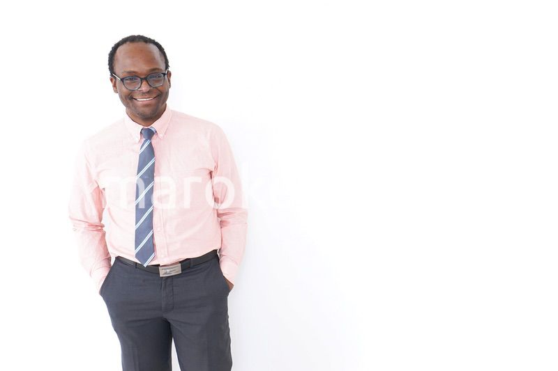 笑顔のビジネスマン