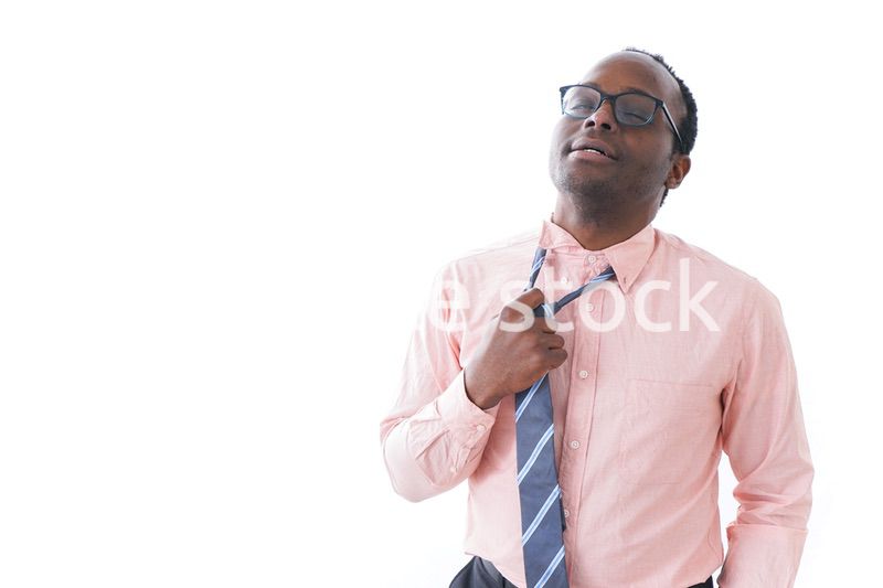 仕事終わりの男性