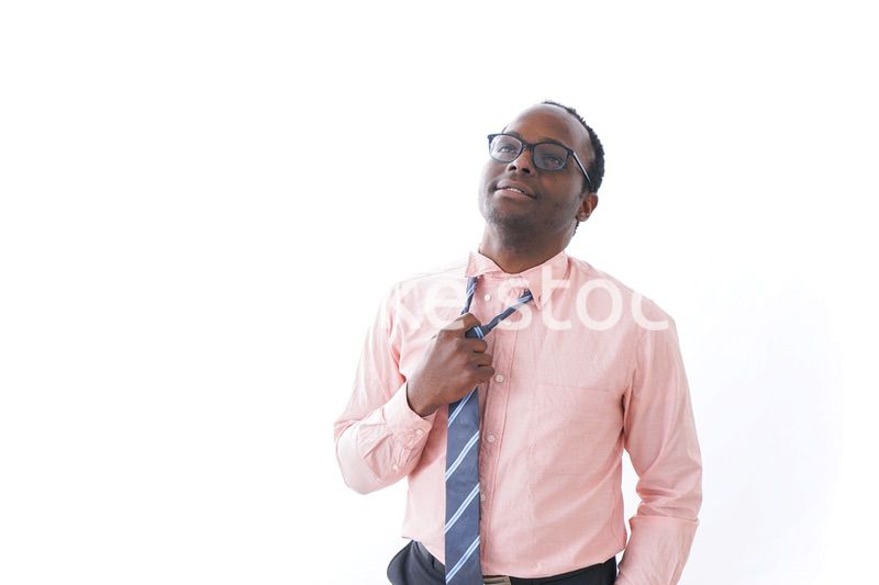 仕事終わりの男性