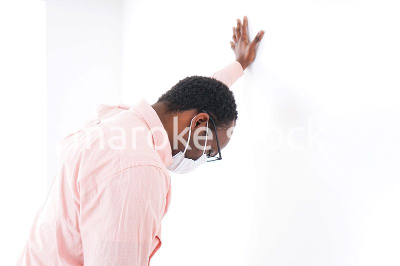 具合の悪い男性