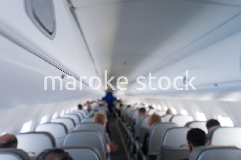 飛行機のキャビン
