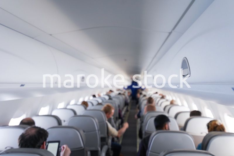 飛行機のキャビン