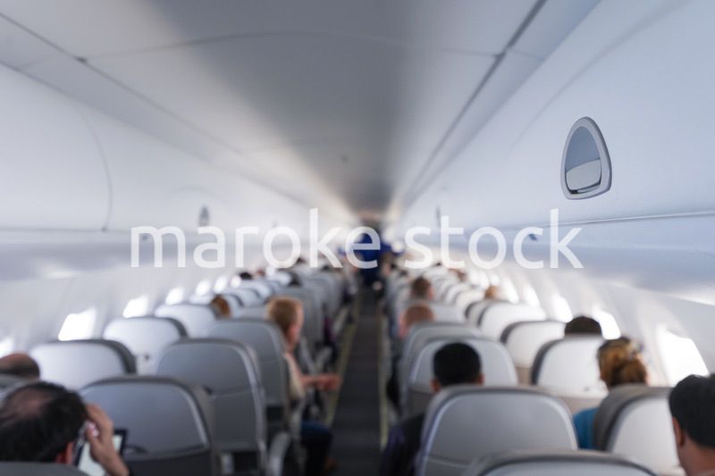 飛行機のキャビン