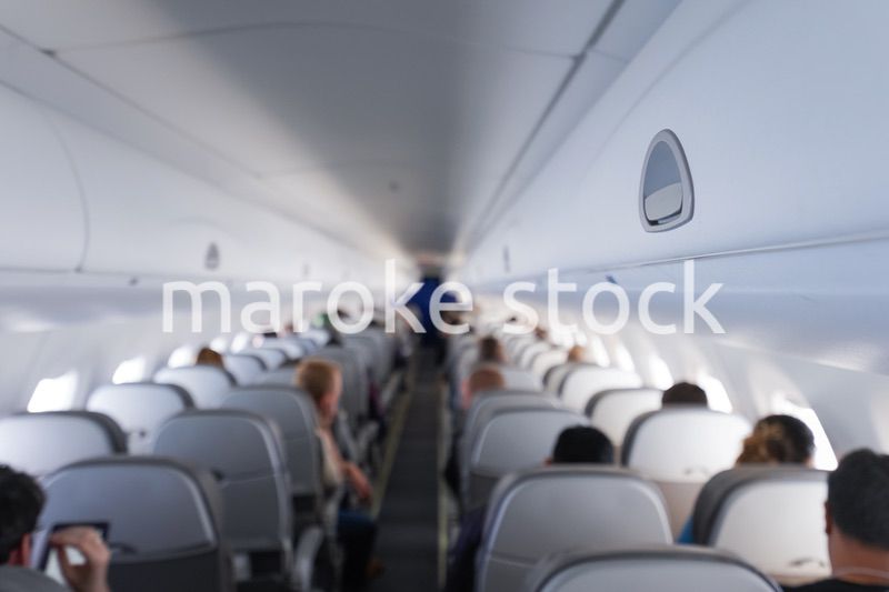 飛行機のキャビン