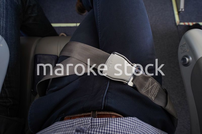 飛行機・シートベルト