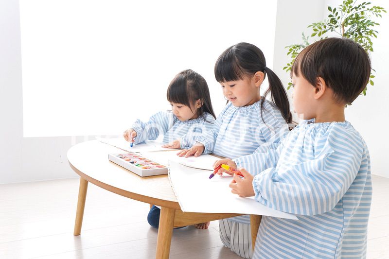 Children playing with friends