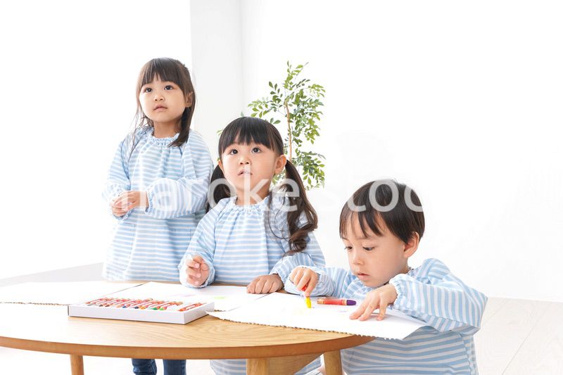 Children playing with friends