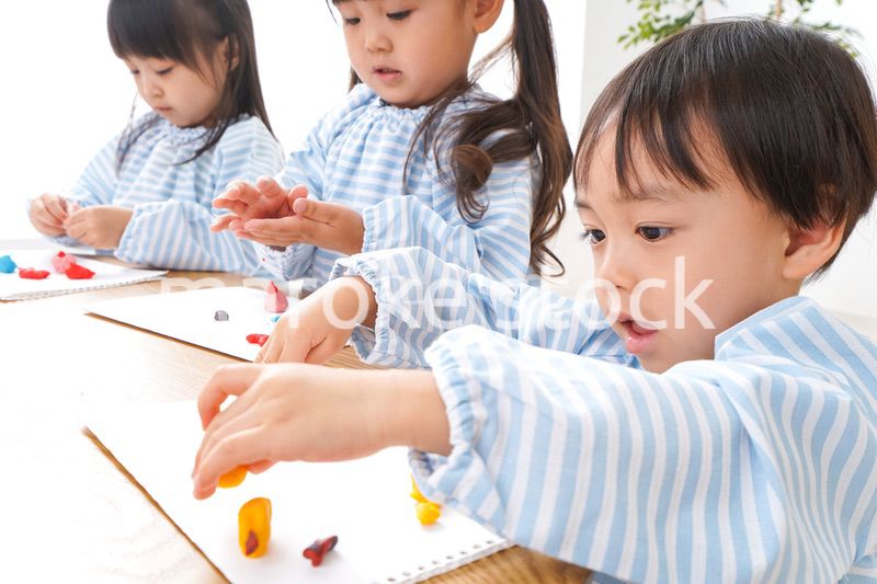 Children playing with friends