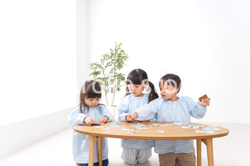 Children playing with friends