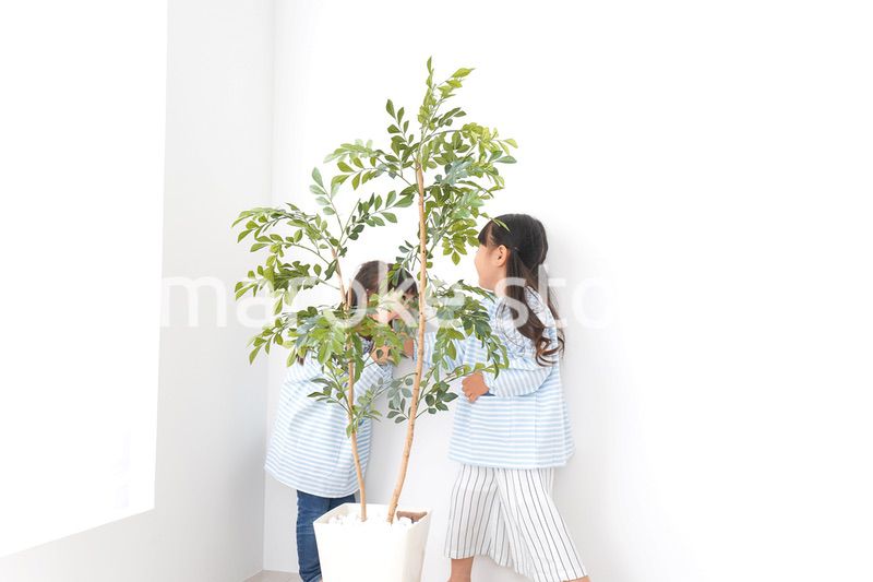 友達と遊ぶ女の子