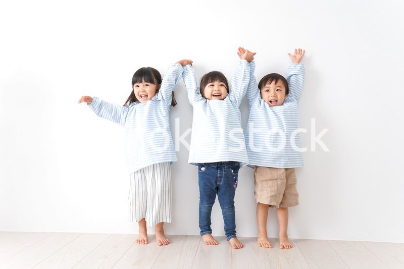 Children playing with friends