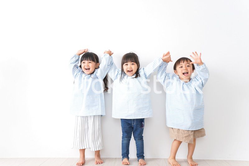 Children playing with friends